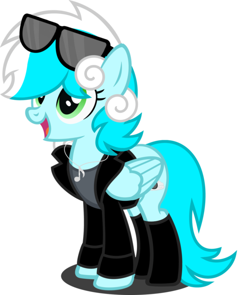 Size: 1280x1548 | Tagged: safe, artist:fletcherthehuntress, derpibooru import, oc, oc:cloudsky, pegasus, pony, clothes, female, jacket, mare, simple background, solo, sunglasses, transparent background