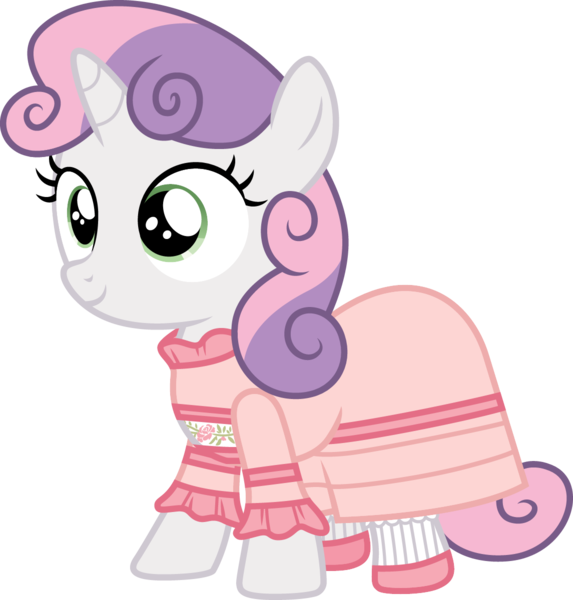 Size: 1145x1200 | Tagged: safe, artist:cloudyglow, derpibooru import, sweetie belle, pony, unicorn, american girls, clothes, dress, female, filly, simple background, smiling, solo, transparent background