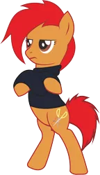 Size: 2856x4960 | Tagged: safe, artist:alphatea, derpibooru import, oc, oc:needle thread, earth pony, pony, 2019 community collab, derpibooru community collaboration, bipedal, bottomless, clothes, crossed hooves, female, mare, partial nudity, simple background, solo, standing, sweater, transparent background