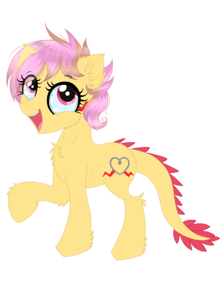 Size: 3024x4032 | Tagged: 2019 community collab, artist:darkest-lunar-flower, derpibooru community collaboration, derpibooru import, monster mare, monster pony, oc, oc:spero, original species, raised hoof, safe, simple background, solo, tatzlpony, transparent background, unofficial characters only