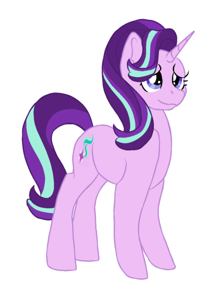 Size: 1000x1414 | Tagged: safe, artist:blankfandoms, derpibooru import, starlight glimmer, pony, unicorn, female, mare, smiling, solo