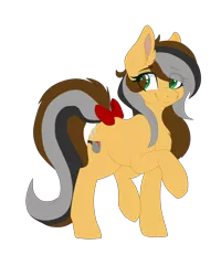 Size: 4000x5000 | Tagged: safe, artist:red_moonwolf, derpibooru import, oc, oc:steaming stove, unofficial characters only, earth pony, pony, 2019 community collab, derpibooru community collaboration, bow, chest fluff, simple background, smiling, solo, tail bow, transparent background