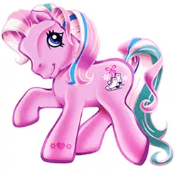 Size: 250x244 | Tagged: safe, derpibooru import, pony, g3, glitter glide, solo