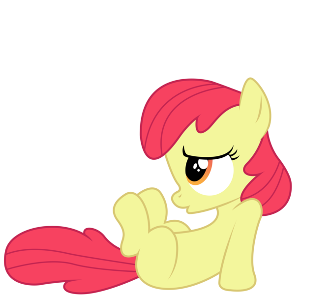 Size: 4980x4452 | Tagged: safe, artist:kooner-cz, derpibooru import, edit, editor:slayerbvc, vector edit, apple bloom, earth pony, pony, absurd resolution, accessory-less edit, female, filly, looking up, missing accessory, solo, vector