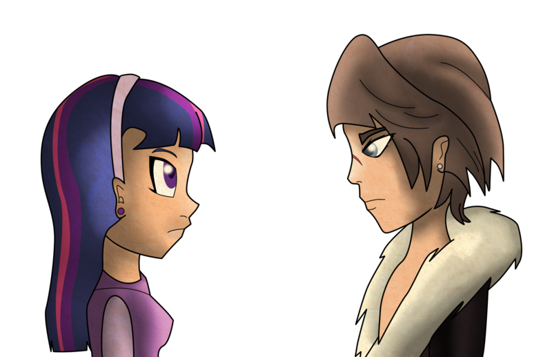 Size: 3095x2000 | Tagged: artist:keytee-chan, derpibooru import, final fantasy, final fantasy viii, human, humanized, safe, squall leonhart, twilight sparkle