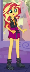 Size: 185x443 | Tagged: safe, derpibooru import, screencap, sunset shimmer, display of affection, equestria girls, equestria girls series, cropped, female, geode of empathy, magical geodes, solo