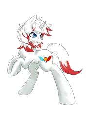Size: 1358x1920 | Tagged: safe, artist:black fox, derpibooru import, oc, oc:double diu, unofficial characters only, pony, unicorn, 2019 community collab, derpibooru community collaboration, rearing, simple background, solo, transparent background