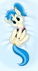 Size: 1842x3500 | Tagged: safe, artist:wafflecakes, derpibooru import, allie way, pony, unicorn, body pillow, clothes, female, looking at you, mare, shirt, solo