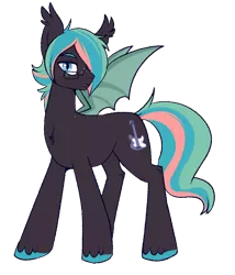 Size: 650x759 | Tagged: safe, artist:lulubell, derpibooru import, oc, oc:riff raff, unofficial characters only, bat pony, male, solo, stallion