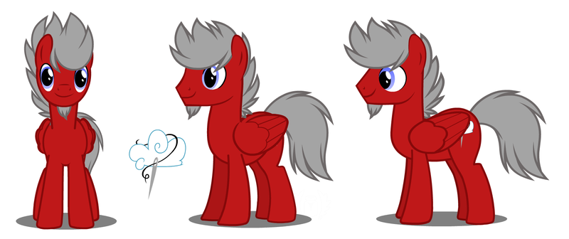 Size: 1707x718 | Tagged: safe, artist:flash equestria photography, derpibooru import, oc, oc:cloud weaver, pegasus, pony, cutie mark, male, reference sheet, show accurate, solo