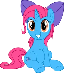 Size: 4640x5348 | Tagged: safe, artist:cyanlightning, derpibooru import, oc, oc:crystal melody, unofficial characters only, pony, unicorn, 2019 community collab, derpibooru community collaboration, .svg available, absurd resolution, bow, ear fluff, female, hair bow, mare, raised hoof, simple background, sitting, solo, transparent background, vector