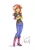 Size: 1024x1449 | Tagged: safe, artist:jurill, derpibooru import, sunset shimmer, equestria girls, belt, boots, clothes, crossed arms, geode of empathy, image, jeans, jpeg, magical geodes, pants, shoes, signature, simple background, smiling, solo, white background