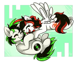 Size: 1920x1552 | Tagged: safe, artist:bl--blacklight, derpibooru import, oc, oc:litch, oc:ray scratch, unofficial characters only, pegasus, pony, unicorn, female, male, mare, oc x oc, ritch, shipping, simple background, stallion, transparent background