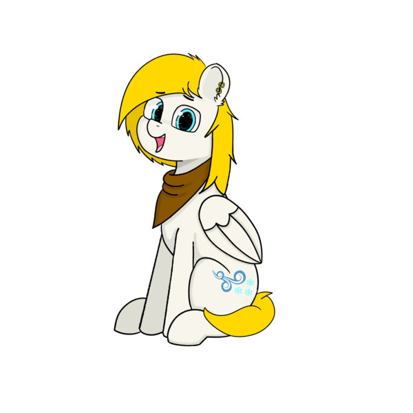 Size: 4000x4000 | Tagged: safe, artist:usattesa, derpibooru import, oc, oc:winter wings, unofficial characters only, pony, 2019 community collab, derpibooru community collaboration, bandana, simple background, solo, transparent background