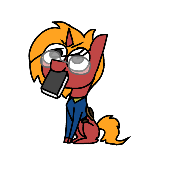 Size: 1300x1300 | Tagged: safe, derpibooru import, oc, oc:maxwell, unofficial characters only, pony, book, chibi, cute, glasses, simple background, solo, transparent background
