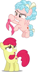 Size: 2855x5484 | Tagged: safe, artist:digimonlover101, artist:estories, artist:frownfactory, artist:suramii, derpibooru import, edit, editor:slayerbvc, vector edit, apple bloom, cozy glow, earth pony, pegasus, pony, accessory theft, accessory-less edit, apple bloom's bow, bow, cutie mark, female, filly, flying, freckles, hair bow, looking up, missing accessory, pure concentrated unfiltered evil of the utmost potency, pure unfiltered evil, simple background, the cmc's cutie marks, transparent background, vector