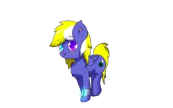 Size: 960x600 | Tagged: safe, artist:jerryenderby, derpibooru import, oc, oc:enderby, pegasus, pony, 2019 community collab, derpibooru community collaboration, blushing, bracelet, cute, heterochromia, jewelry, simple background, solo, transparent background