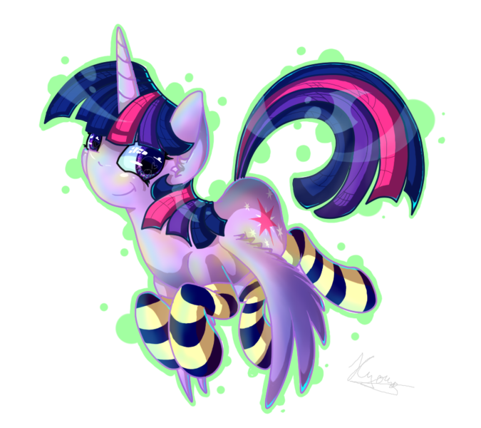 Size: 900x800 | Tagged: safe, artist:hilloty, derpibooru import, twilight sparkle, twilight sparkle (alicorn), alicorn, pony, clothes, female, flying, heart eyes, mare, simple background, socks, solo, striped socks, transparent background, wingding eyes