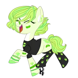 Size: 1000x1000 | Tagged: safe, artist:cute---cat, derpibooru import, oc, earth pony, pony, clothes, female, mare, shirt, simple background, socks, solo, transparent background