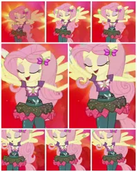 Size: 3159x3982 | Tagged: safe, derpibooru import, fluttershy, dance magic, equestria girls, spoiler:eqg specials, clothes, collage, dancing, tutu, wings