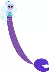 Size: 705x1029 | Tagged: safe, artist:firestarartist, artist:selenaede, artist:user15432, derpibooru import, sugarcoat, mermaid, equestria girls, base used, clothes, crystal prep shadowbolts, fins, glasses, hasbro, hasbro studios, jewelry, mermaid tail, mermaidized, necklace, pearl necklace, ponied up, pony ears, species swap