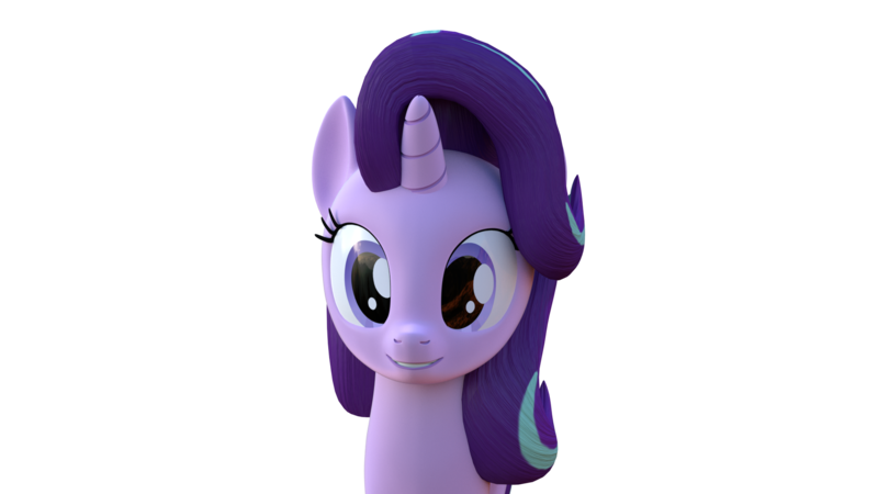 Size: 1920x1080 | Tagged: safe, artist:creatorofpony, artist:whackysquire, artist:whackysquire887, derpibooru import, starlight glimmer, pony, unicorn, 3d, cute, glimmerbetes, solo