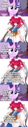 Size: 500x2177 | Tagged: avengers: endgame, avengers: infinity war, comic, comic:the epilogue, crossover, derpibooru import, edit, edited screencap, fanfic art, implied straight, infinity gauntlet, onozuka komachi, safe, screencap, screencap comic, starlight glimmer, thanos, touhou