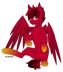 Size: 1024x1175 | Tagged: safe, artist:bitrate16, derpibooru import, oc, oc:lasker, unofficial characters only, pegasus, pony, male, sitting, solo, stallion