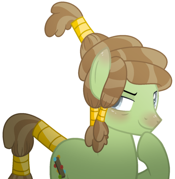 Size: 1024x1050 | Tagged: safe, artist:leanne264, derpibooru import, oc, oc:cedarwood, earth pony, pony, male, parent:mud briar, parent:tree hugger, parents:mudhugger, simple background, solo, stallion, thinking, transparent background