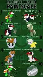 Size: 3387x6048 | Tagged: grimdark, artist:lostinthetrees, derpibooru import, oc, oc:blackjack, oc:littlepip, oc:murky, oc:puppysmiles, oc:wandering sunrise, earth pony, pegasus, pony, unicorn, fallout equestria, fallout equestria: dead tree, fallout equestria: murky number seven, fallout equestria: pink eyes, fallout equestria: project horizons, fanfic, alcohol, amputee, armor, blood, bullet, chibi, clothes, cutie mark, fanfic art, female, fiaura, filly, foal, glowing horn, hazmat suit, hooves, horn, levitation, lying down, magic, male, mare, on back, open mouth, pain, pipbuck, prone, quadruple amputee, running, sausagejack, scale, stable-tec, stallion, standing, telekinesis, text, vault suit, wandering sunrise