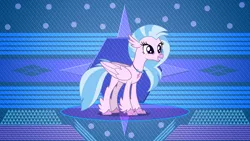 Size: 3840x2160 | Tagged: artist:dashiesparkle, artist:laszlvfx, classical hippogriff, derpibooru import, edit, female, high res, hippogriff, jewelry, leaning forward, necklace, safe, school daze, silverstream, solo, vector, wallpaper, wallpaper edit