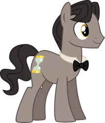 Size: 1024x1194 | Tagged: safe, artist:du-sk, derpibooru import, earth pony, pony, bowtie, eleventh doctor, male, raggedy doctor, simple background, solo, stallion, transparent background