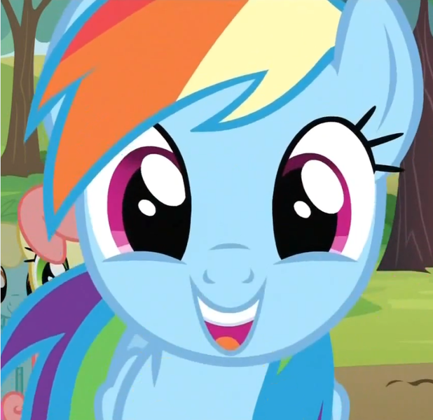 Size: 741x719 | Tagged: safe, derpibooru import, screencap, rainbow dash, pegasus, pony, the super speedy cider squeezy 6000, close-up, cute, dashabetes, excited, female, happy, mare, open mouth, smiling