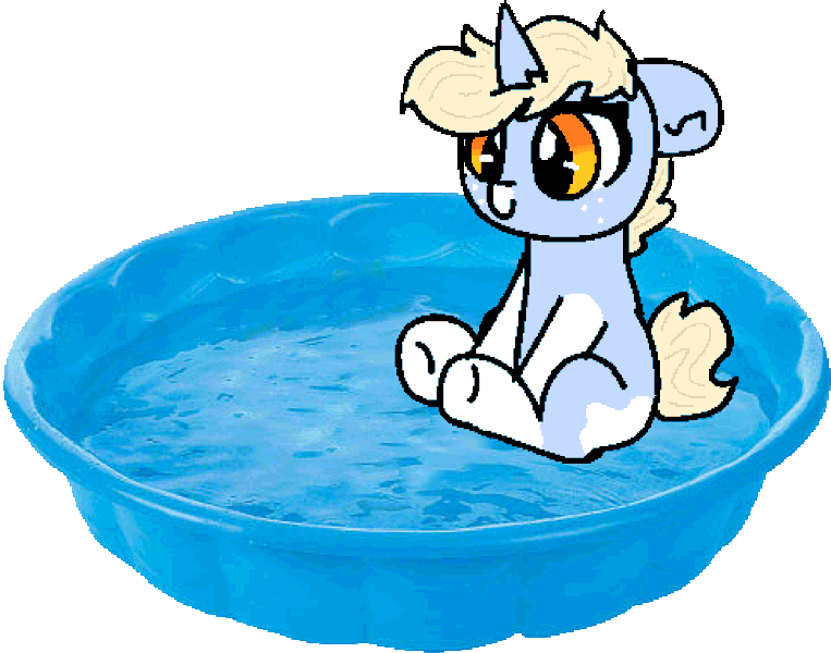 1539359 animated, artistnootaz, derpibooru import, gif, kiddie pool