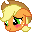 Size: 32x32 | Tagged: safe, artist:gingermint, artist:icekatze, derpibooru import, applejack, pony, icon