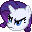 Size: 32x32 | Tagged: safe, artist:gingermint, artist:icekatze, derpibooru import, rarity, pony, icon