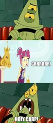 Size: 500x1149 | Tagged: safe, derpibooru import, editor:earwaxkid, sour sweet, human, equestria girls, friendship games, angry, crossover, driving, flats the flounder, meme, nickelodeon, scared, sleeveless, spongebob squarepants, the bully, this will end in a car crash, this will end in death, this will end in pain, this will not end well