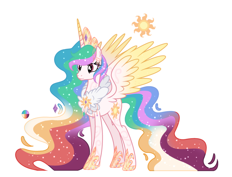 Size: 2600x1992 | Tagged: safe, artist:starling-sentry-yt, derpibooru import, princess celestia, alicorn, pony, alternate design, base used, female, hoof shoes, mare, simple background, solo, transparent background