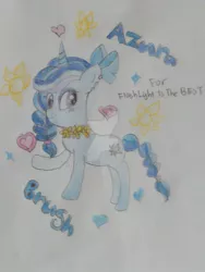 Size: 1024x1365 | Tagged: safe, artist:starling88, derpibooru import, oc, oc:azura brush, pony