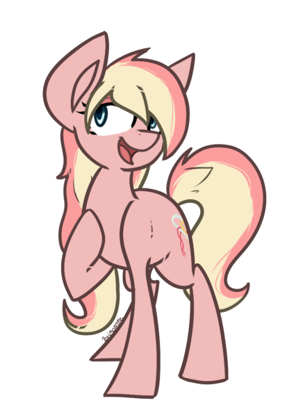 Size: 758x1044 | Tagged: safe, artist:crownedspade, derpibooru import, oc, oc:love connection, earth pony, pony, female, mare, simple background, solo, transparent background, white outline