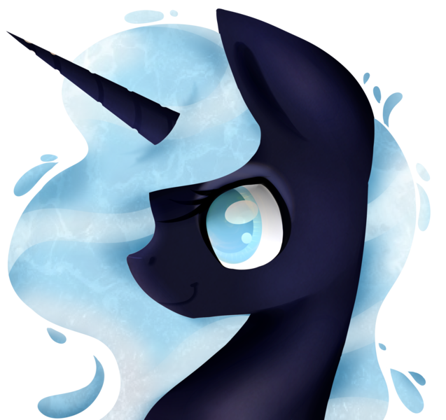 Size: 2524x2376 | Tagged: safe, artist:blocksy-art, derpibooru import, oc, oc:aquaria, pony, unicorn, bust, female, mare, portrait, simple background, solo, transparent background