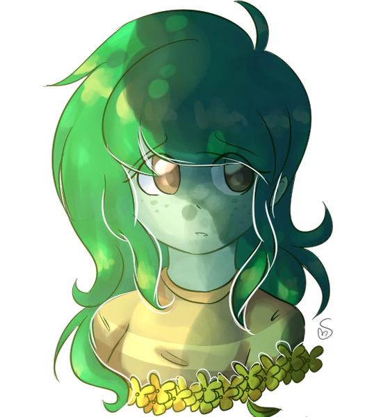 Size: 552x604 | Tagged: safe, artist:stella-drawz, derpibooru import, wallflower blush, equestria girls, equestria girls series, forgotten friendship, bust, cute, erysimum cheiri, eye clipping through hair, eyebrows visible through hair, flowerbetes, namesake, portrait, simple background, solo, wallflower, wallflower and plants, white background