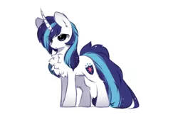 Size: 1312x887 | Tagged: safe, artist:little-sketches, derpibooru import, shining armor, pony, unicorn, chest fluff, curved horn, cute, horn, impossibly large chest fluff, long tail, male, shining adorable, simple background, solo, stallion, white background