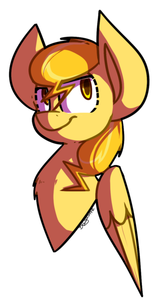 Size: 685x1257 | Tagged: safe, artist:crownedspade, derpibooru import, oc, oc:lightning kitten, pegasus, pony, bust, female, mare, portrait, simple background, solo, transparent background