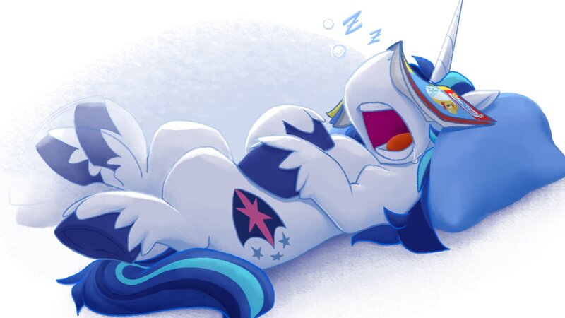 Size: 1878x1056 | Tagged: safe, artist:bcpony, derpibooru import, shining armor, pony, unicorn, comic book, cute, drool, facebooking, leg twitch, male, on back, onomatopoeia, open mouth, pillow, shining adorable, sleeping, snoring, solo, sound effects, stallion, twitching, unshorn fetlocks, z, zzz