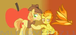 Size: 1280x603 | Tagged: artist:mlplover0711, braeburn, derpibooru import, female, male, safe, shipping, spitburn, spitfire, straight