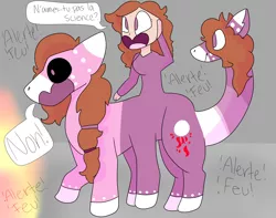 Size: 4500x3550 | Tagged: safe, artist:riioleu, derpibooru import, oc, oc:arin, earth pony, humalos, human, pony, melted, reversed