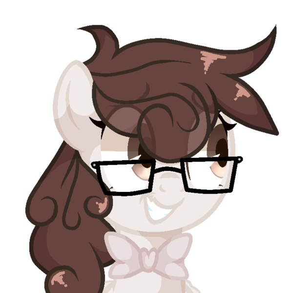 Size: 737x739 | Tagged: safe, artist:poppyglowest, derpibooru import, oc, earth pony, pony, base used, bowtie, female, glasses, mare, simple background, solo, transparent background