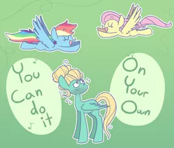 Size: 1280x1084 | Tagged: safe, artist:typhwosion, derpibooru import, fluttershy, rainbow dash, zephyr breeze, pegasus, pony, flutter brutter, can i do it on my own, cute, dashabetes, eyes closed, open mouth, profile, shyabetes, singing, speech bubble, trio, wavy mouth