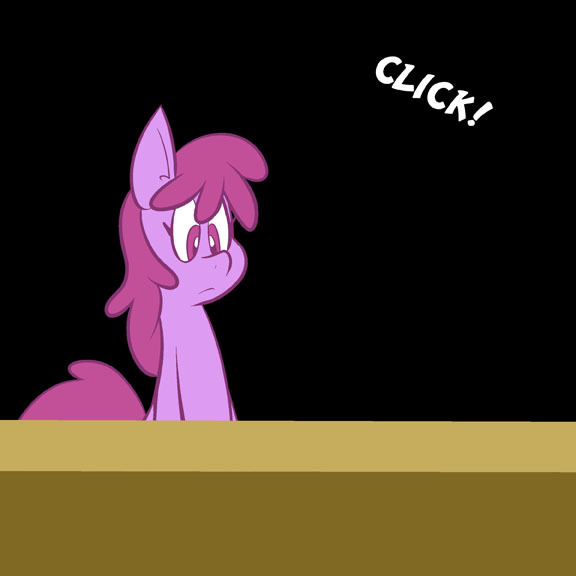 Size: 576x576 | Tagged: artist:pembroke, bad end, berry punch, berryshine, black background, countertop, derpibooru import, finale, groundhog day loop, hell, here comes berry punch, light, safe, simple background, sound effect